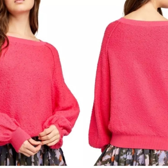 Free People | Found My Friend Bouclé Pullover Sweater - Picture 3 of 8